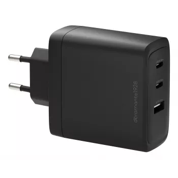 Įkroviklis dbramante1928 re-charge IT EU W. Įkroviklis 2x USB-C 100 W + 1x USB-A, patalpų, AC, juodas