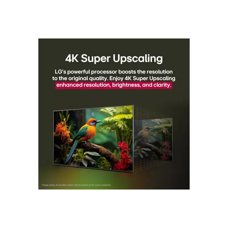 LG UHD AI 65UA75003LA televizorius 165,1 cm (65 coliai) 4K Ultra HD išmanusis televizorius Wi-Fi juodas