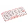 Belaidė ASUS Marshmallow KW100 75% Bluetooth klaviatūra — QWERTZ vokiečių k., žirkliniai jungikliai, rožinė