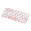 Belaidė ASUS Marshmallow KW100 75% Bluetooth klaviatūra — QWERTZ vokiečių k., žirkliniai jungikliai, rožinė