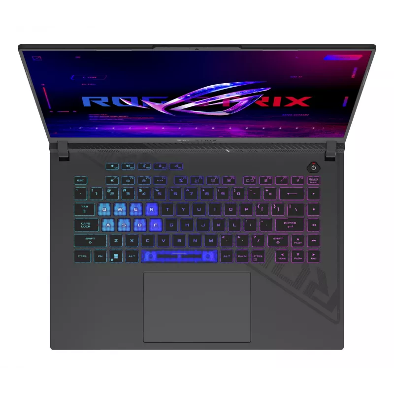 Nešiojamasis kompiuteris ASUS ROG Strix G16 G614PR-R9161W — 16,0 colio FHD+ 165Hz, Ryzen 9 8940HX, 16GB DDR5-5200, 1TB PCIe 4.0 SSD, GeForce RTX 5070 Ti 12GB, 90Wh