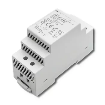 DIN bėgio maitinimo blokas QOLTEC 30W 24V 1.25A pilkas
