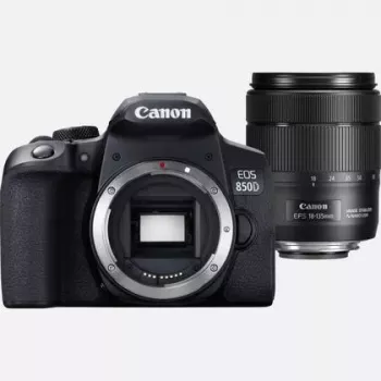 Canon EOS 850D SLR fotoaparato rinkinys 24,1 MP CMOS 6000 x 4000 pikselių juodas