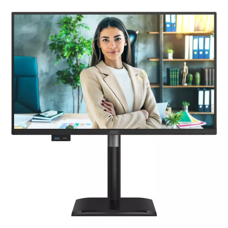 AOC 24P4CV kompiuterio monitorius 60,5 cm (23,8 col.) 1920 x 1080 pikselių Full HD LED juodas