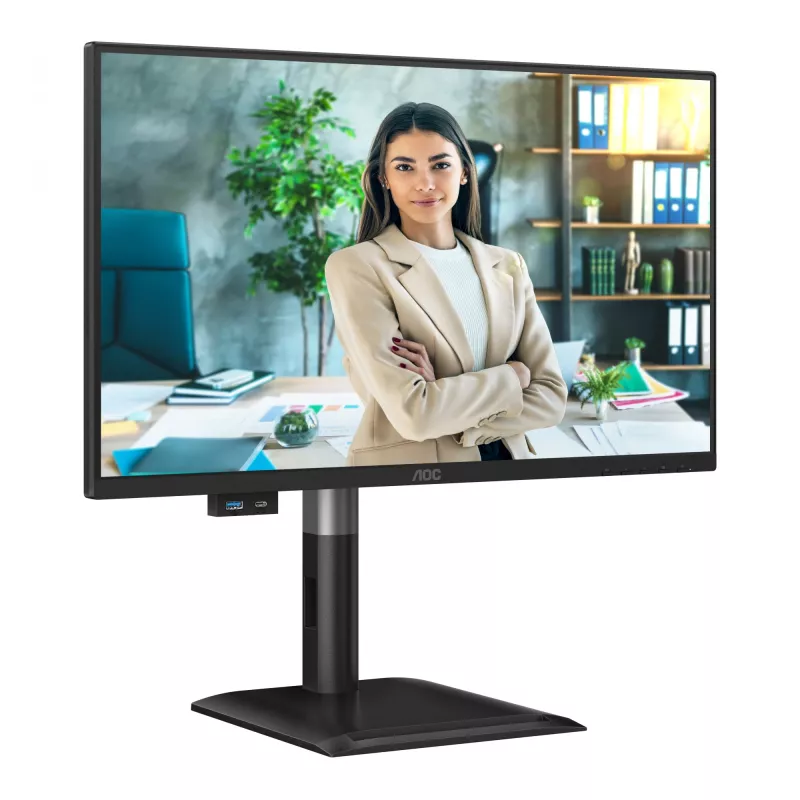 AOC 24P4CV kompiuterio monitorius 60,5 cm (23,8 col.) 1920 x 1080 pikselių Full HD LED juodas