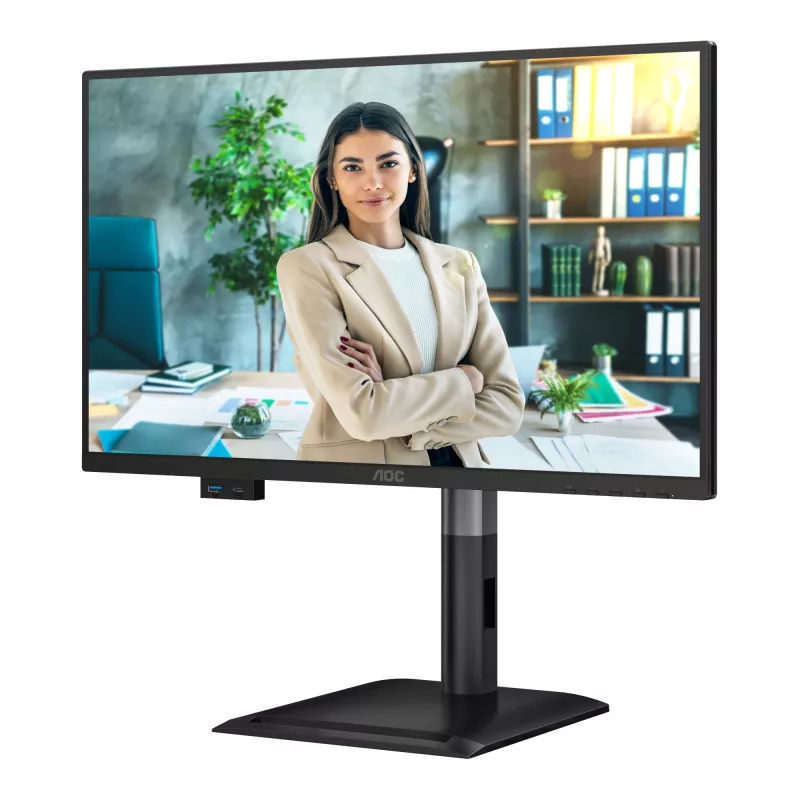 AOC 24P4CV kompiuterio monitorius 60,5 cm (23,8 col.) 1920 x 1080 pikselių Full HD LED juodas