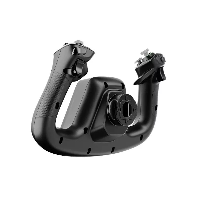 Skrydžio bazė MOZA MFY YOKE — juoda ABS ir legiruoto plieno skrydžio bazė, 142,5×202×313 mm