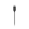 Hama Curly laisvalaikio ausinės laidinės į ausis Skambučiai/Muzika USB Type-C juoda
