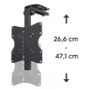 Hama 00220876 TV laikiklis/stovas 116,8 cm (46 coliai) Juoda