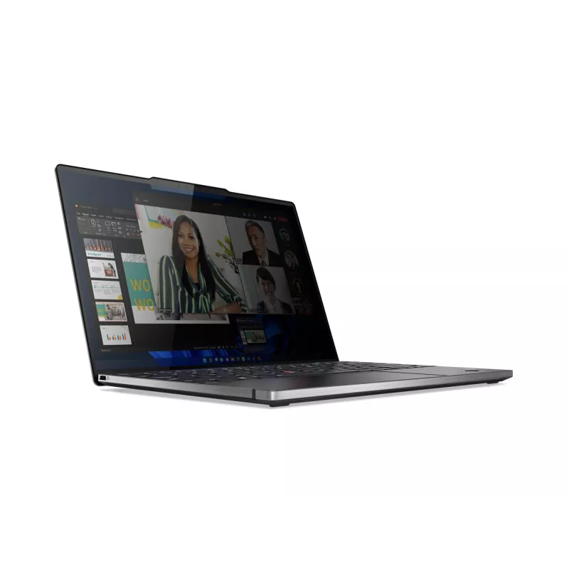 Berėmis nešiojamojo kompiuterio privatumo filtras Lenovo 4XJ1U03942, skirtas 33,8 cm (13,3 col.) 16:10 ekranui, 85 % šviesos pralaidumas, 30° žiūrėjimo kampas