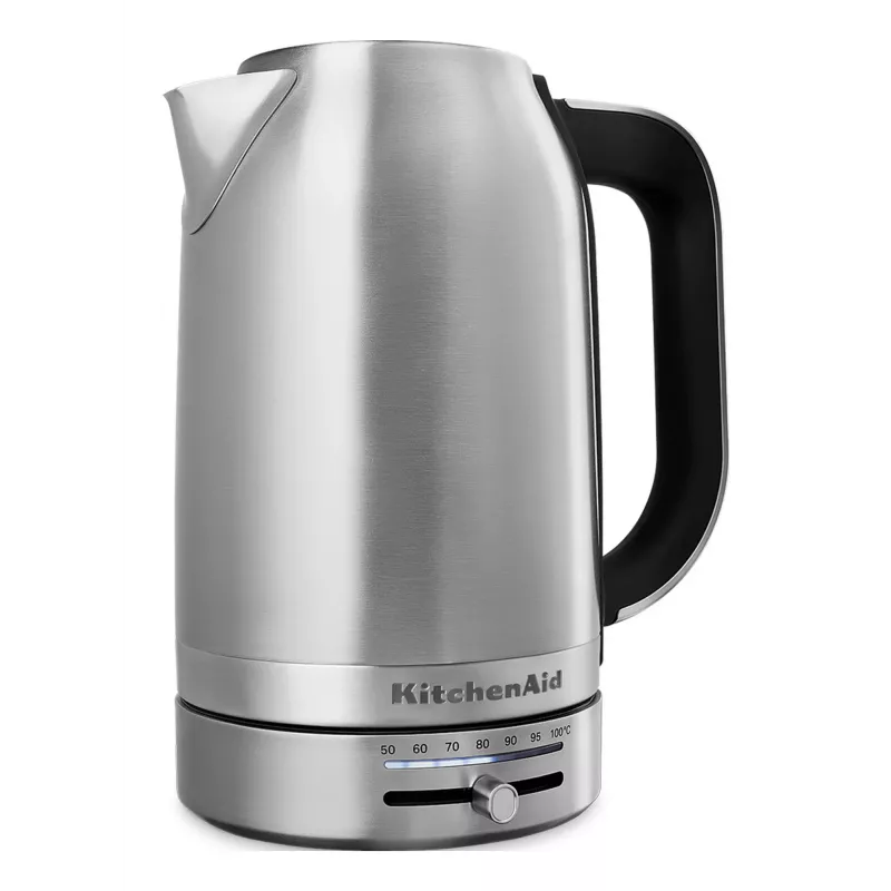 KitchenAid 5KEK1701ESX elektrinis virdulys 1,7 l 2400 W juoda, nerūdijantis plienas