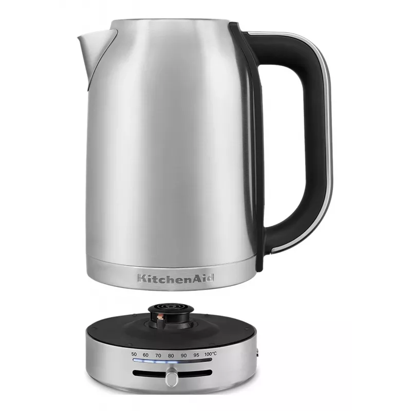 KitchenAid 5KEK1701ESX elektrinis virdulys 1,7 l 2400 W juoda, nerūdijantis plienas