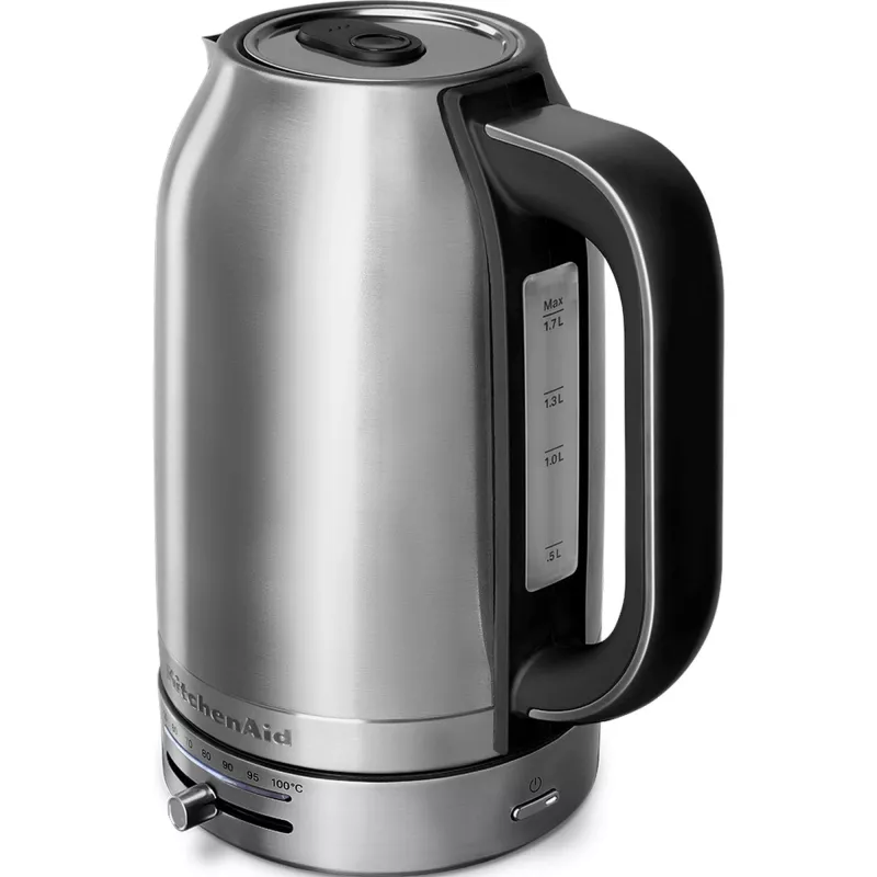 KitchenAid 5KEK1701ESX elektrinis virdulys 1,7 l 2400 W juoda, nerūdijantis plienas