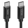 Hama Audinys USB laidas USB 2.0 1,5 m USB C Juoda