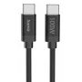 Hama Fabric USB kabelis USB 2.0 3 m USB C juodas