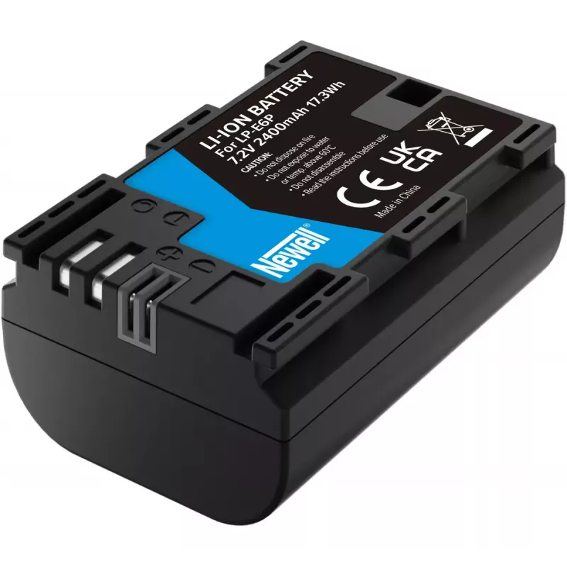 Baterija Newell LP-E6P, skirta Canon, 7,2 V 2000 mAh, įkraunama fotoaparato baterija