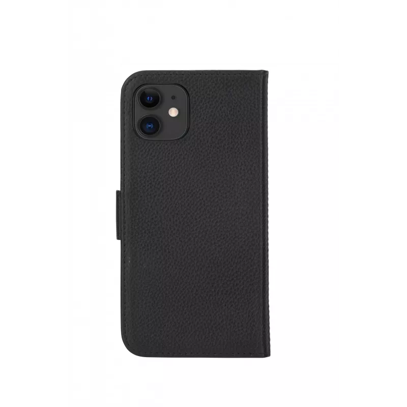 Dėklas-knygelė dbramante1928 New York, skirtas iPhone 11/XR — „Night Juoda“, 6,1 colio (15,5 cm), 3 kortelių kišenės