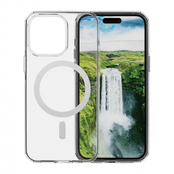 Cover dbramante1928 Iceland Ultra D3O MagSafe iPhone 15 ProM Transparent