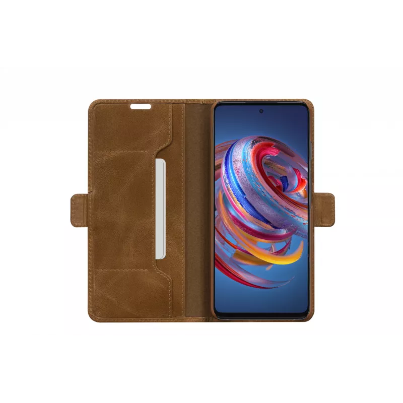 Dėklas-knygelė dbramante1928 Copenhagen plonas, skirtas Samsung Galaxy A52/A52S, 16,5 cm (6,5 colio), įdegio spalvos