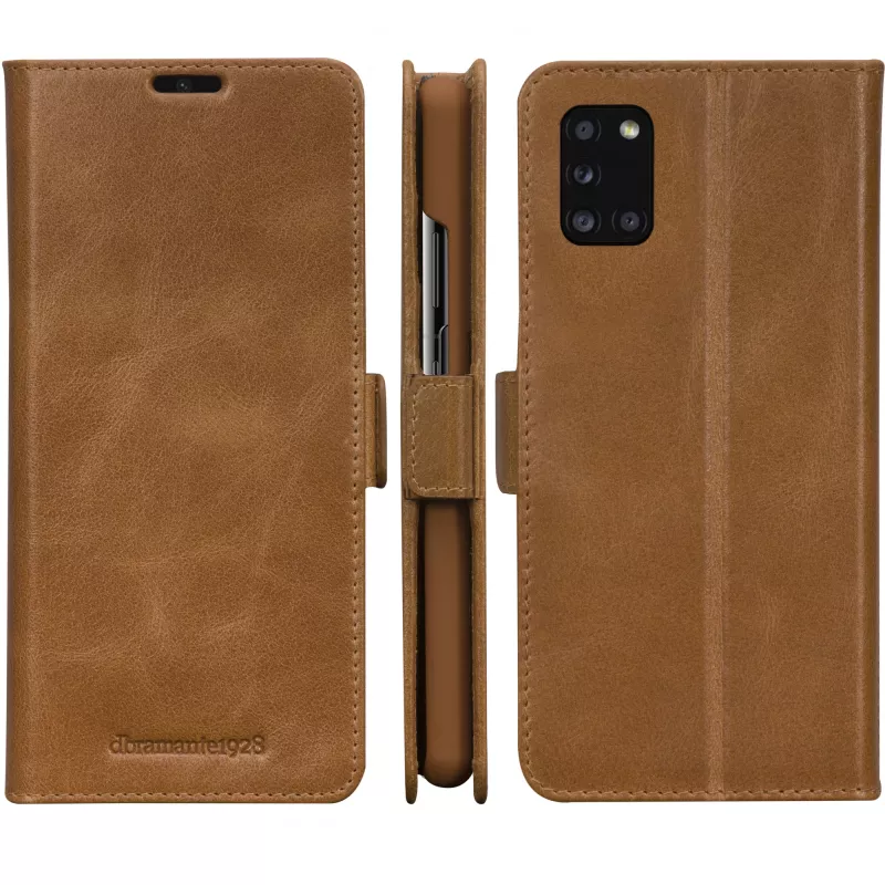 Dėklas-knygelė dbramante1928 Copenhagen plonas, skirtas Samsung Galaxy A52/A52S, 16,5 cm (6,5 colio), įdegio spalvos