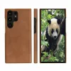 Folio tipo telefono dėklas dbramante1928 Lynge, skirtas Samsung Galaxy S23 Ultra, tan spalvos, 3 kortelių kišenės, tinka 17,3 cm (6,8 col.) ekranui
