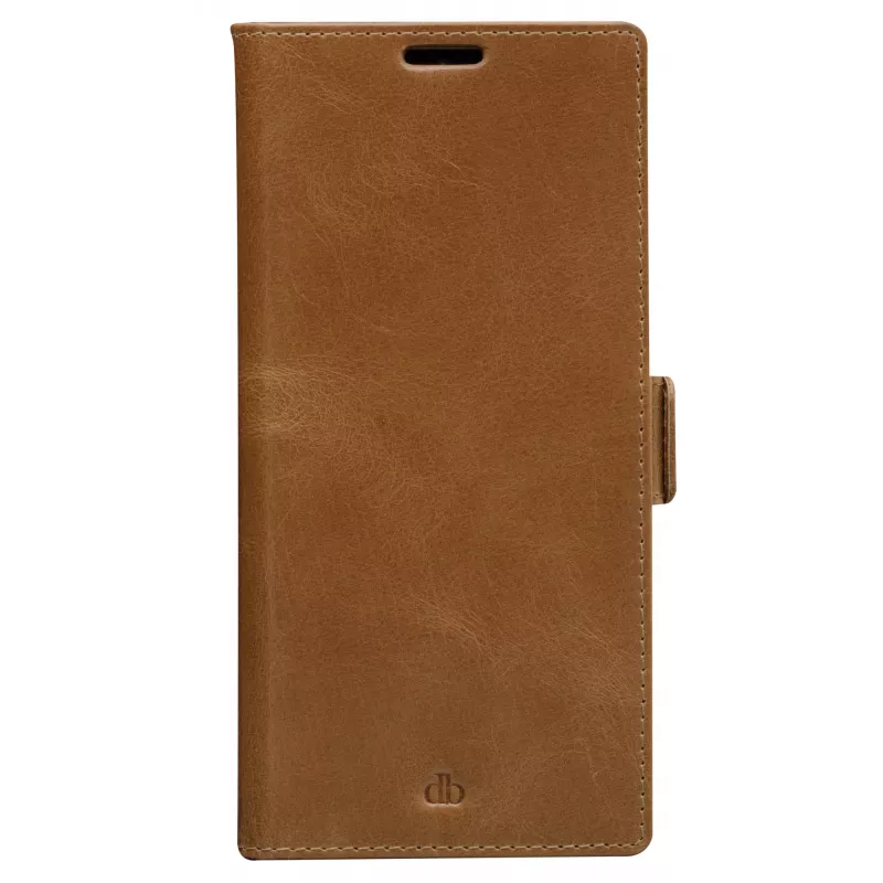 Folio case dbramante1928 Copenhagen plonas for Samsung Galaxy S22 Ultra, 6.8 inch screen, Tan
