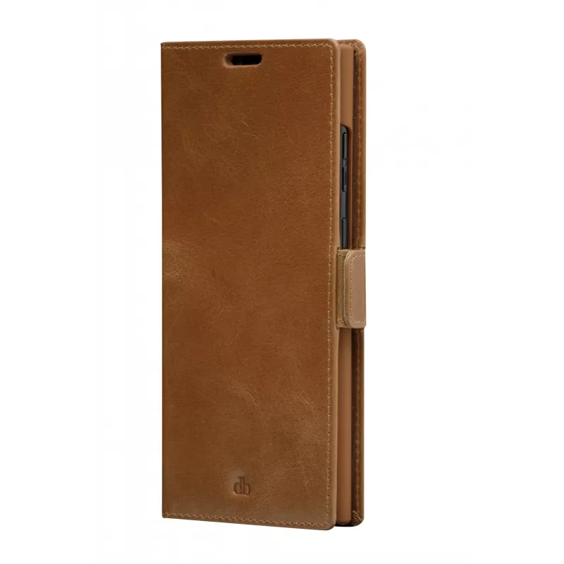 Folio case dbramante1928 Copenhagen plonas for Samsung Galaxy S22 Ultra, 6.8 inch screen, Tan