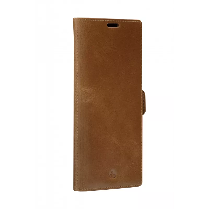Folio case dbramante1928 Copenhagen plonas for Samsung Galaxy S22 Ultra, 6.8 inch screen, Tan