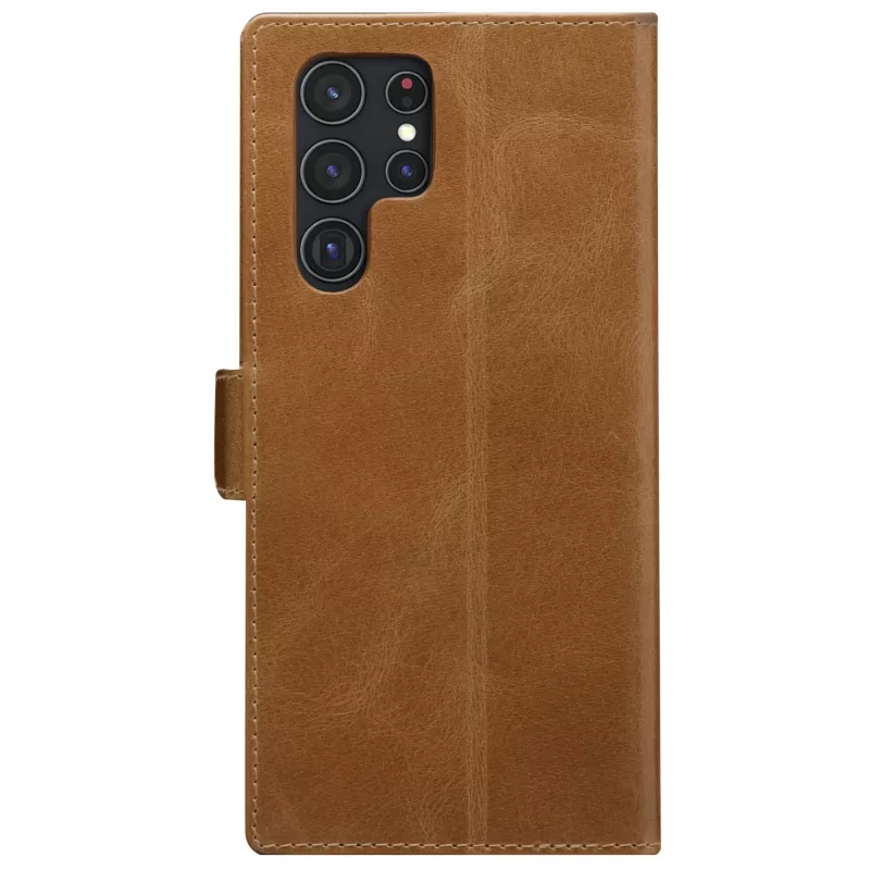Folio case dbramante1928 Copenhagen plonas for Samsung Galaxy S22 Ultra, 6.8 inch screen, Tan