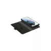 Dėklas-piniginė dbramante1928 Lynge, skirtas Samsung Galaxy S21+ (6,7 colio, juodas) su 3 kortelių kišenėlėmis