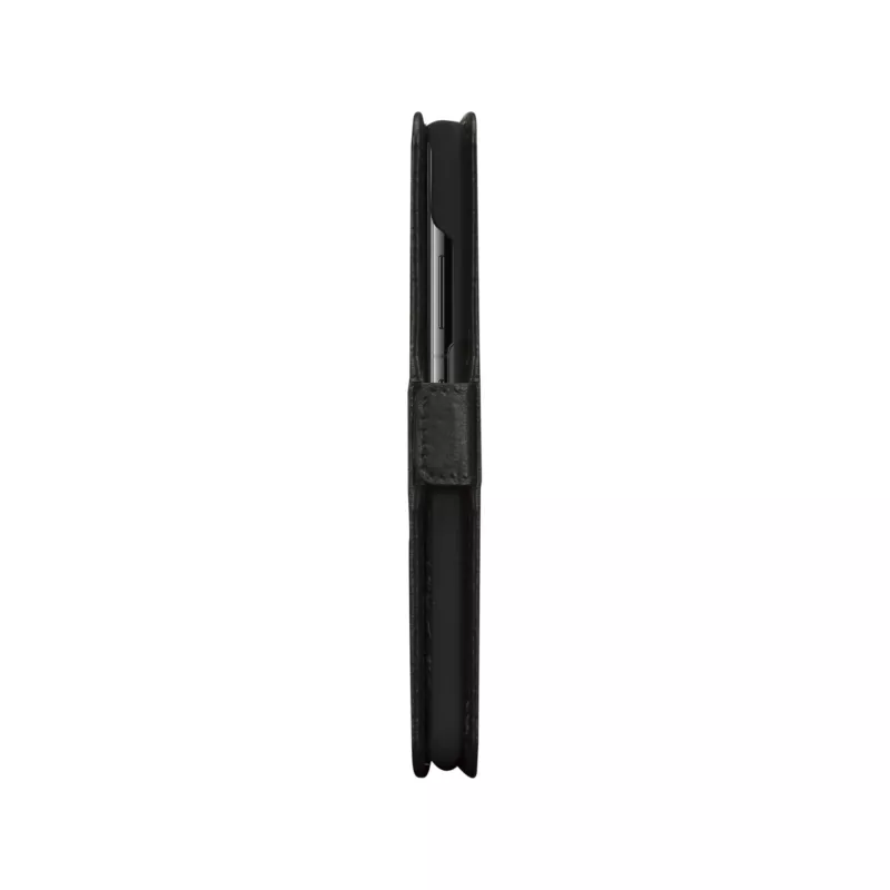 Dėklas-piniginė dbramante1928 Lynge, skirtas Samsung Galaxy S21+ (6,7 colio, juodas) su 3 kortelių kišenėlėmis