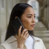 Dėklas-piniginė dbramante1928 Lynge, skirtas Samsung Galaxy S21+ (6,7 colio, juodas) su 3 kortelių kišenėlėmis
