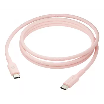 USB-C į USB-C kabelis d bramante CB20CCPI7206 — 1,5 m, rausvas
