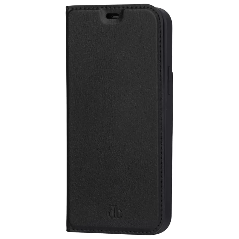 Dėklas-piniginė dbramante1928 Bulk Bergen, skirtas iPhone 13 Pro Max — juoda, 6,7 col.