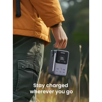 Ugreen Nexode išorinė baterija 48000 mAh ličio pilka