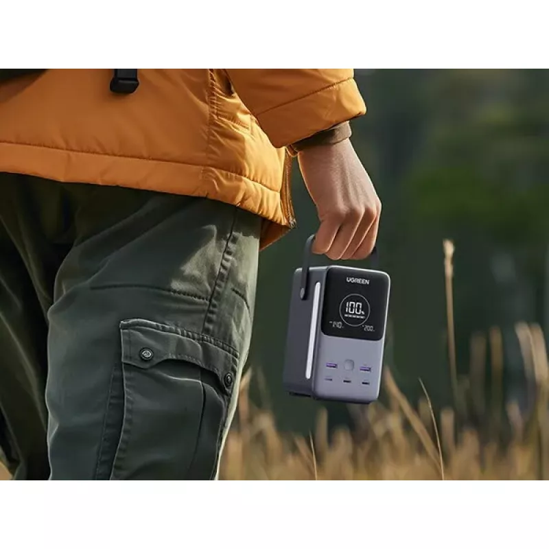 Ugreen Nexode išorinė baterija 48000 mAh ličio pilka