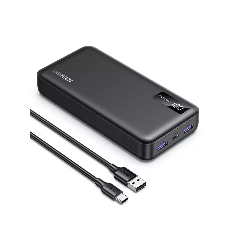 Ugreen 25683 išorinė baterija 20000 mAh Juoda