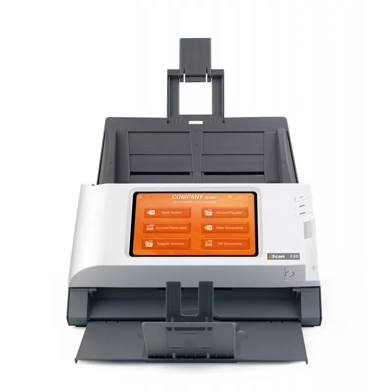 Plustek eScan A350 Enterprise ADF + rankinio padavimo skaitytuvas 600 x 600 DPI A4 juoda, balta
