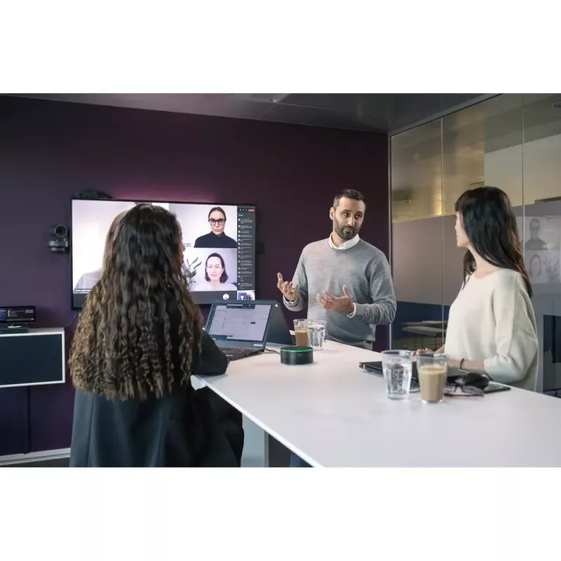 Grupinė garso konferencijų sistema EPOS EXPAND Capture 5 — įvairiakryptis mikrofonas, 20–8000 Hz, aliuminis/plastikas, juoda, 123×315,6×53 mm