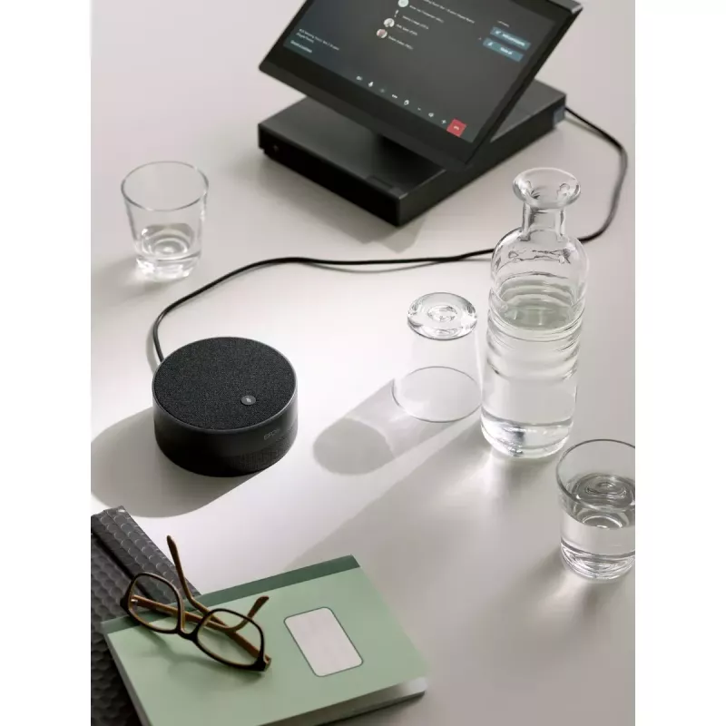 Grupinė garso konferencijų sistema EPOS EXPAND Capture 5 — įvairiakryptis mikrofonas, 20–8000 Hz, aliuminis/plastikas, juoda, 123×315,6×53 mm