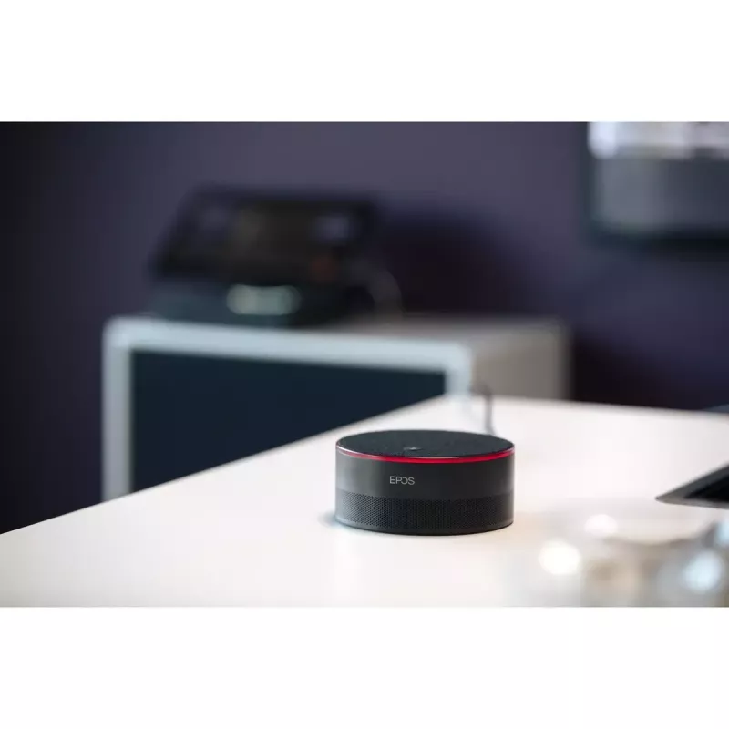 Grupinė garso konferencijų sistema EPOS EXPAND Capture 5 — įvairiakryptis mikrofonas, 20–8000 Hz, aliuminis/plastikas, juoda, 123×315,6×53 mm