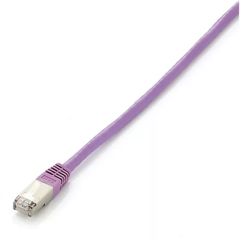 Equip kat.6 S/FTP komutacinis kabelis, 7,5 m, violetinis, 7,5 m, Cat6, S/FTP (S-STP), RJ-45, RJ-45, violetinis