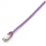 Equip kat.6 S/FTP komutacinis kabelis, 7,5 m, violetinis, 7,5 m, Cat6, S/FTP (S-STP), RJ-45, RJ-45, violetinis