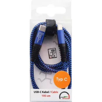 USB laidas 2GO 797194 USB 3.2 Gen 1 1 m USB C mėlynas
