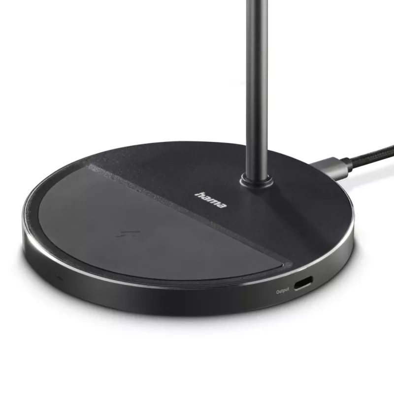 Hama 00201738 mobiliojo įrenginio kroviklis Ausinės, Išmanusis telefonas Juoda USB Belaidis įkrovimas Greitasis įkrovimas Vidaus