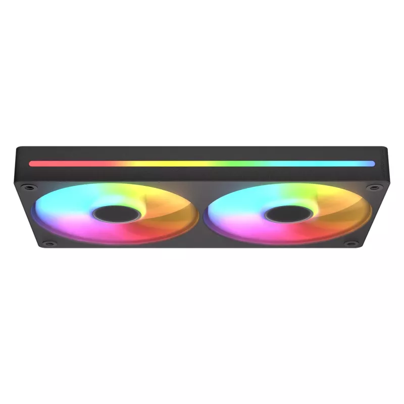 Ventiliatorius Cougar Unity240-FB Single-Frame 240 ARGB PWM Forward, 120mm, 700–2500 RPM, FDB, 5.4 mmH₂O, juodas