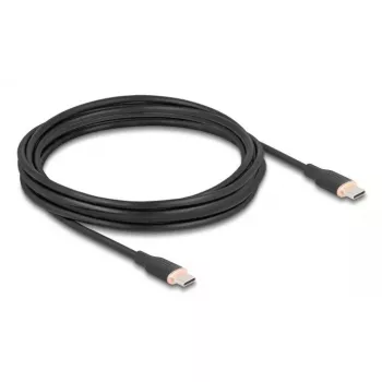 DeLOCK USB laidas USB 2.0 4m USB C juodas 81240