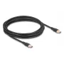 DeLOCK USB laidas USB 2.0 4m USB C juodas 81240
