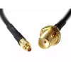 Bendraašis kabelis DeLOCK 88580 0,2 m SMA MMCX juodas