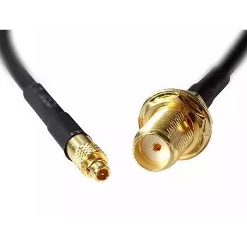 Bendraašis kabelis DeLOCK 88580 0,2 m SMA MMCX juodas